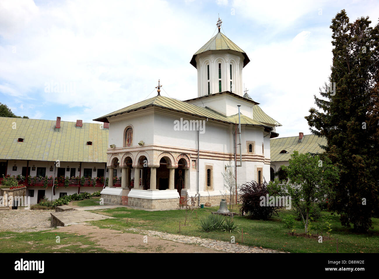 Govora monastero. Parte della costruzione del monastero risale al tempo del Principato di Vlad Dracul (13.-14.Jh Foto Stock