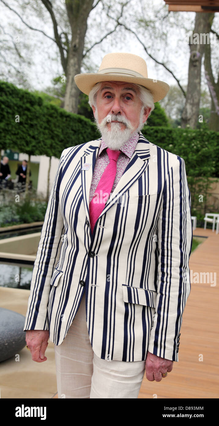 Sir Roy Strong, ospite al RHS Chelsea Flower Show 2013 Foto Stock