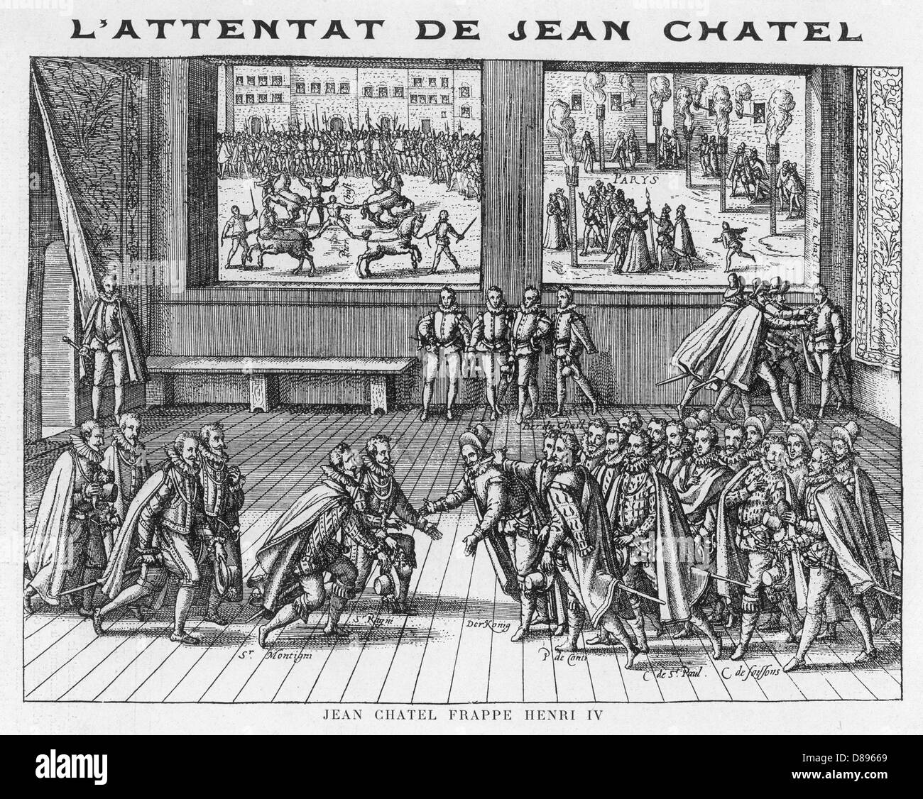 CHATEL V HENRI IV Foto Stock