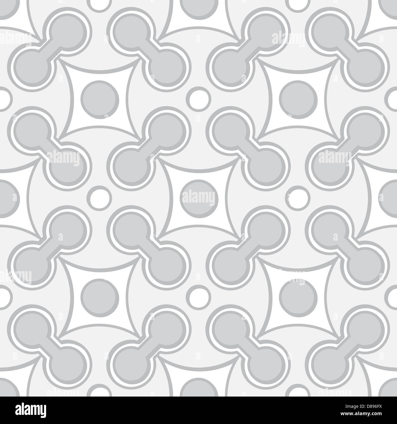 Semplice in bianco e nero senza giunture futuristico geometrico pattern Foto Stock