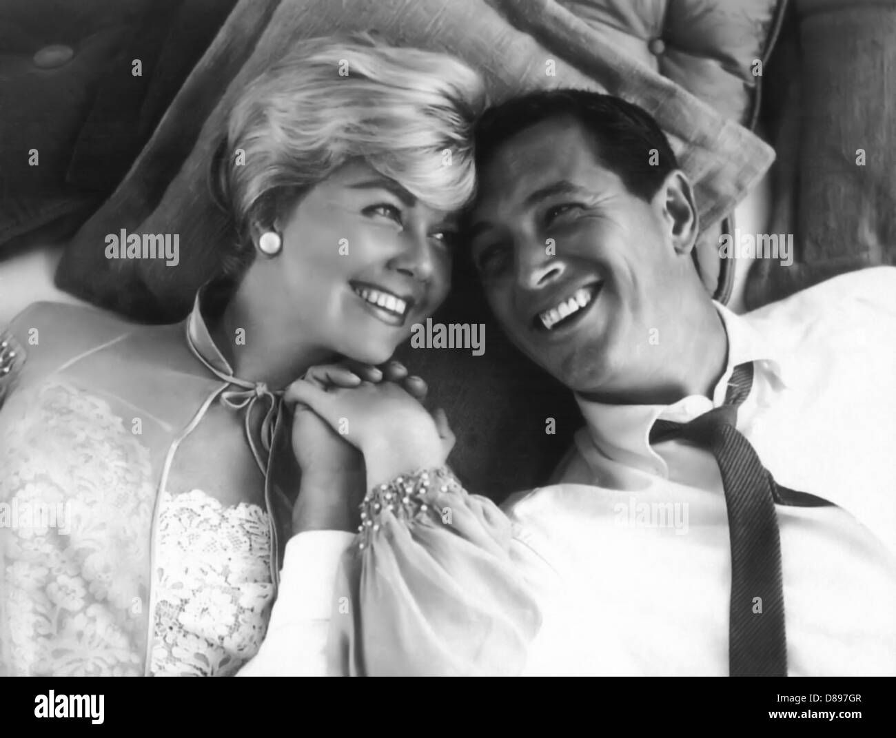Cuscino PARLARE 1959 film universale con Doris Day e Rock Hudson Foto Stock