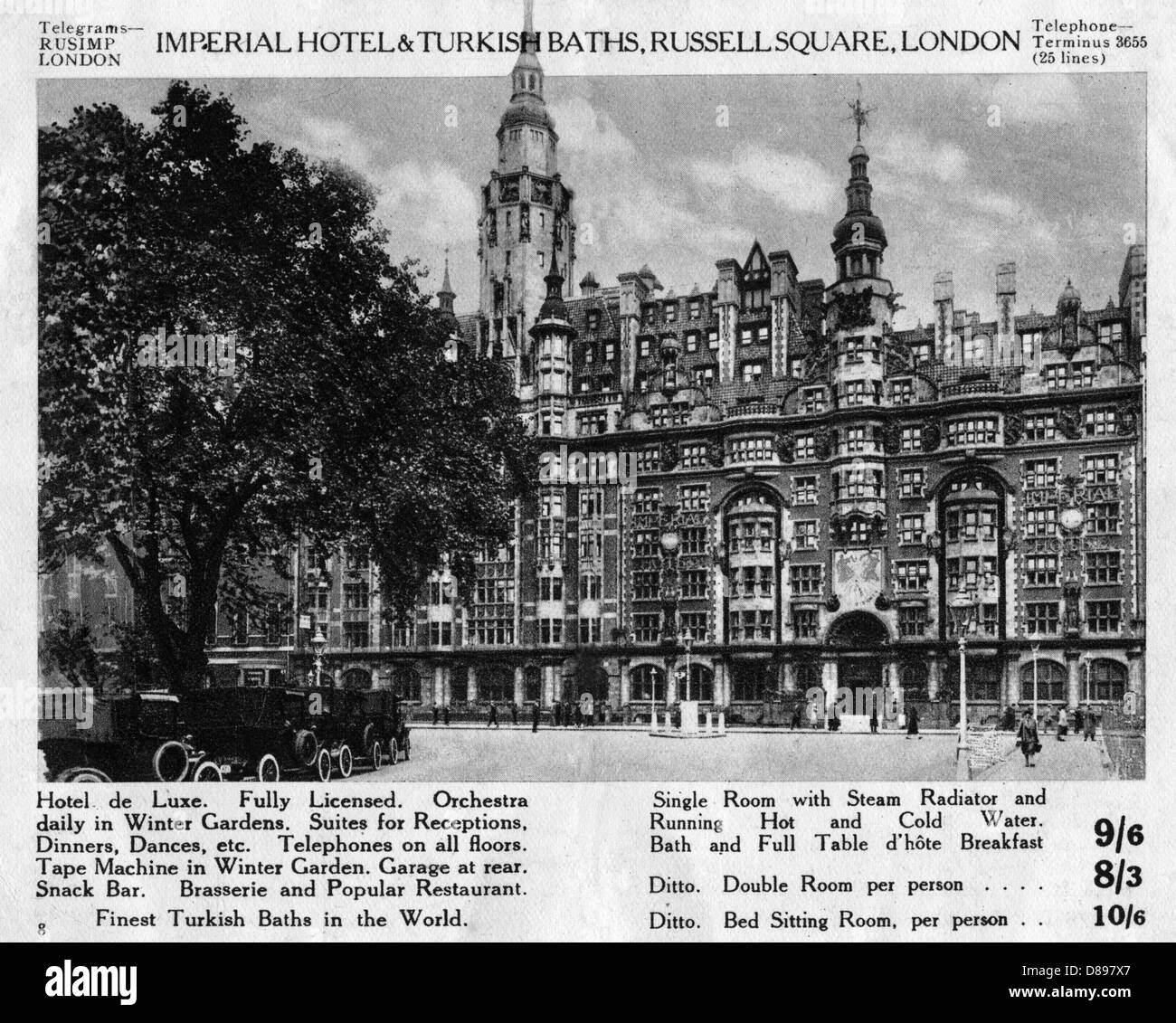 Imperial Hotel Foto Stock