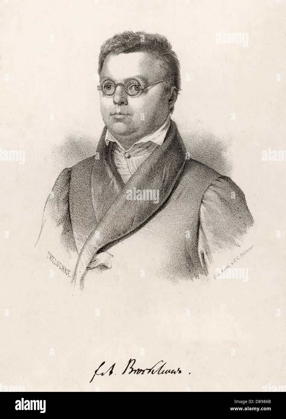 FRIEDRICH A BROCKHAUS Foto Stock