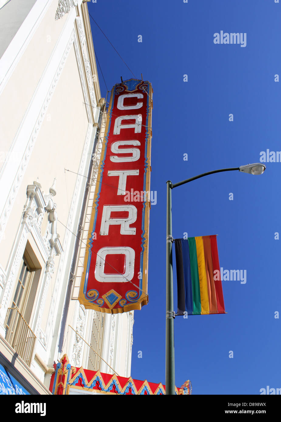 Il Castro Theatre, 429 Castro Street di San Francisco, California, Stati Uniti d'America Foto Stock