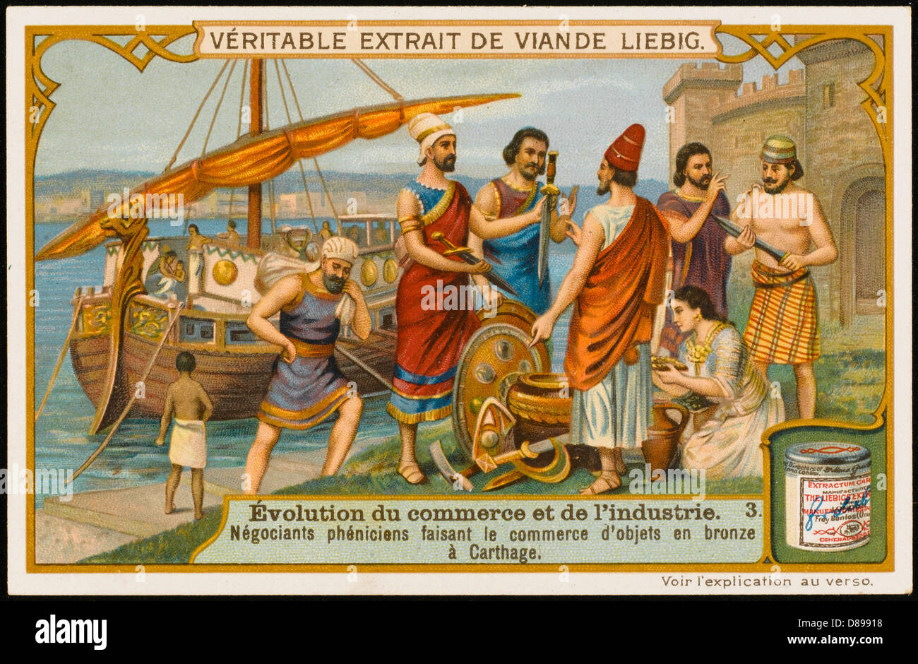 Commercianti Fenici Foto Stock