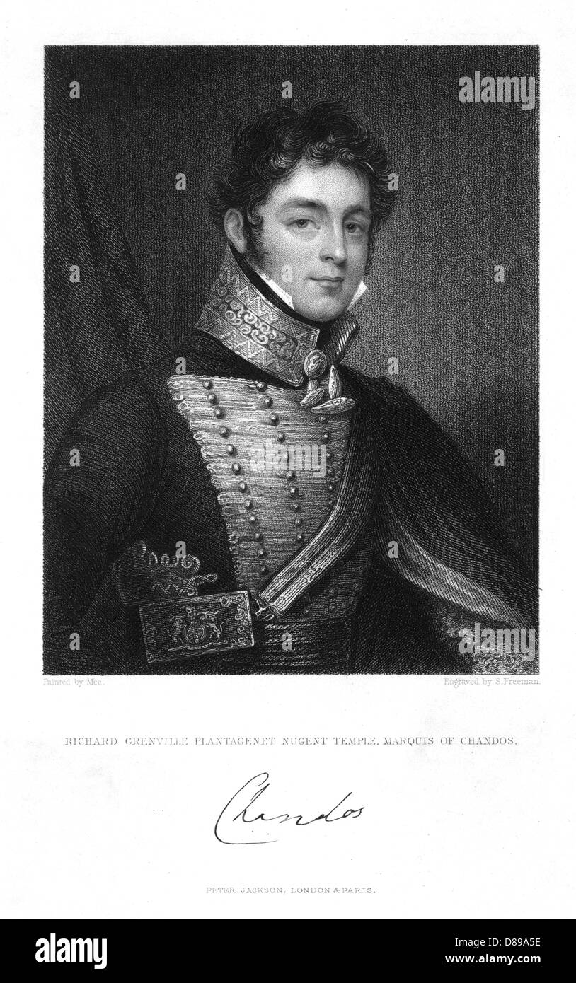 RICHARD DUKE BUCKINGHAM Foto Stock