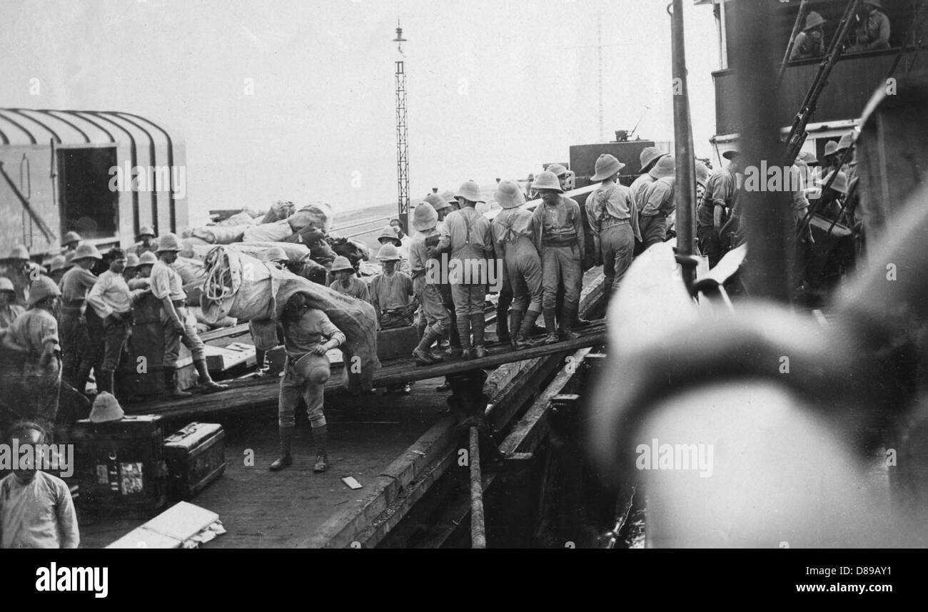 Inniskilling in transito Foto Stock