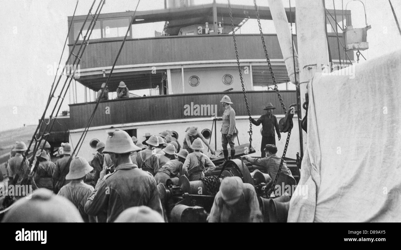 Inniskilling in transito Foto Stock