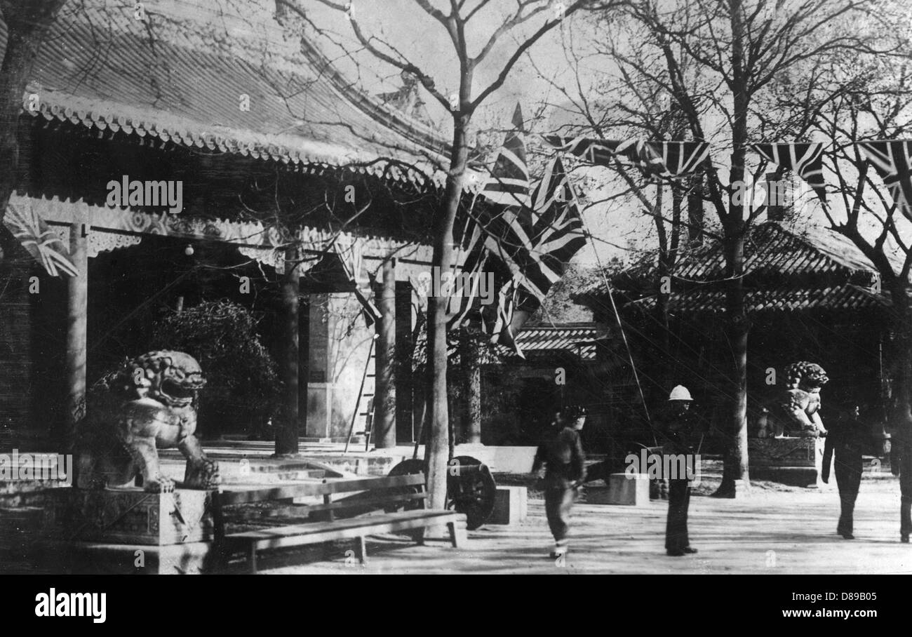 Legazione britannica a Pechino Foto Stock