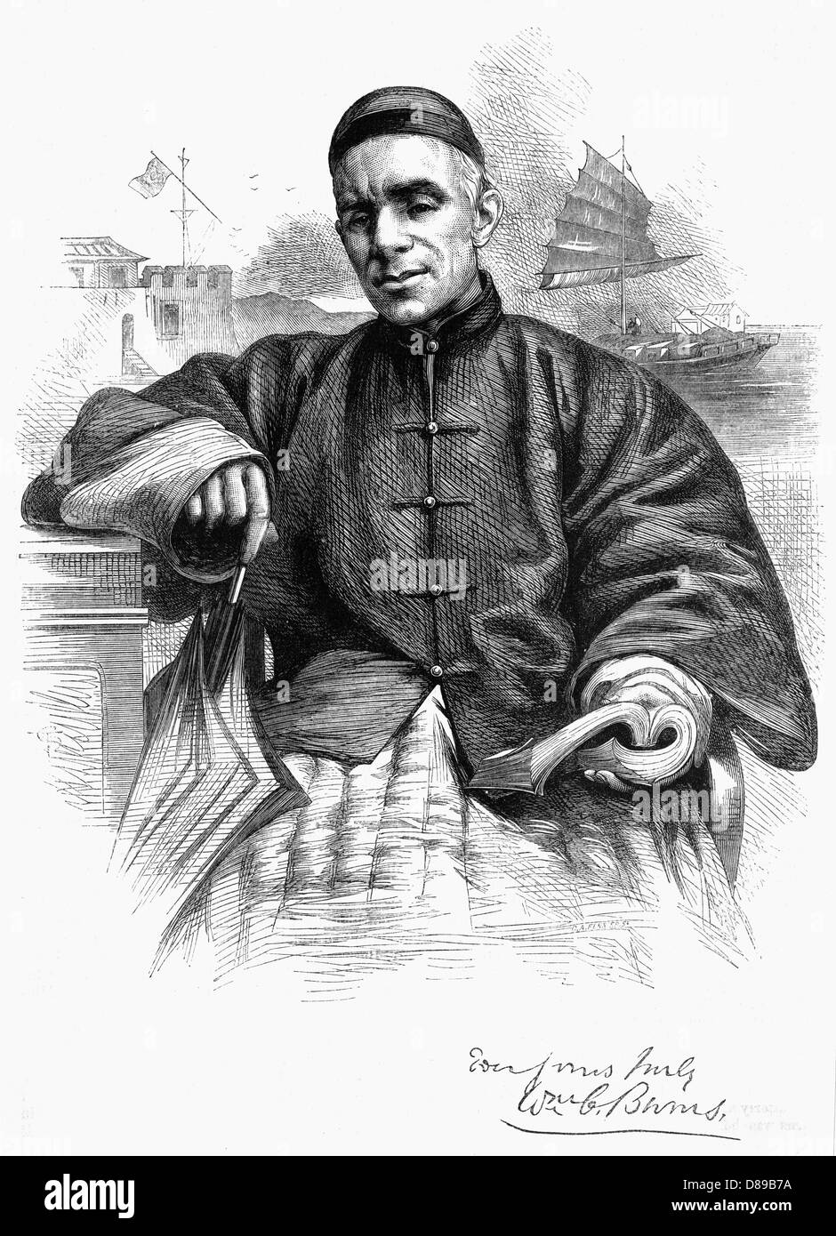 WILLIAM CHALMERS BRUCIA Foto Stock