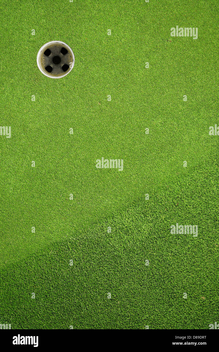 Foro di golf su un campo Foto Stock