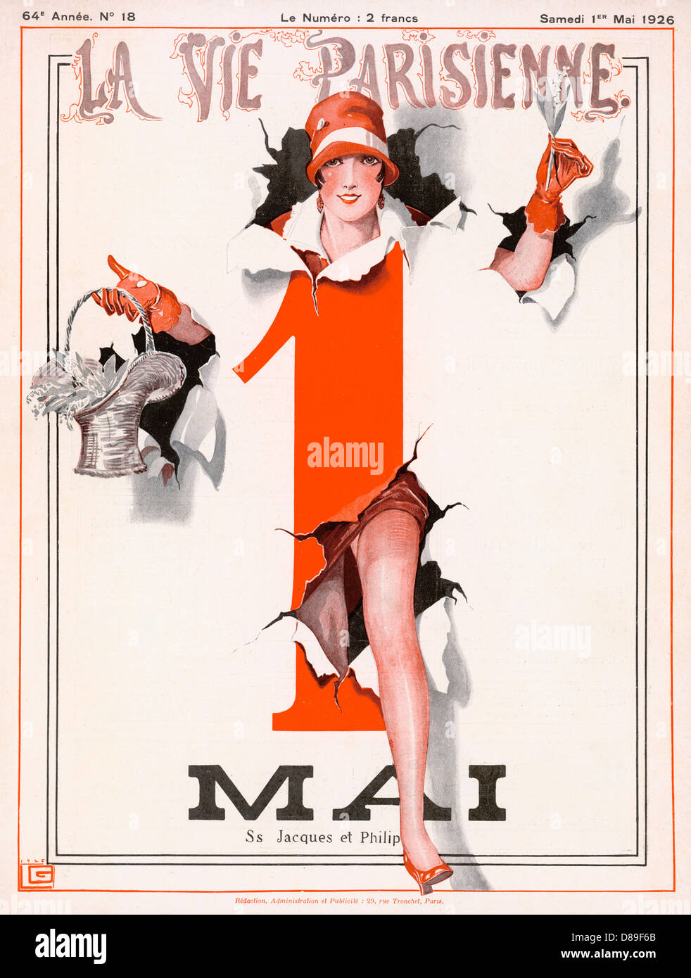 Tipo femmina - 1 maggio - 1926 Foto Stock