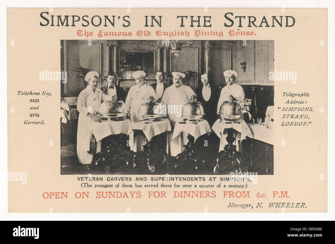 Simpsons Strand chef Foto Stock