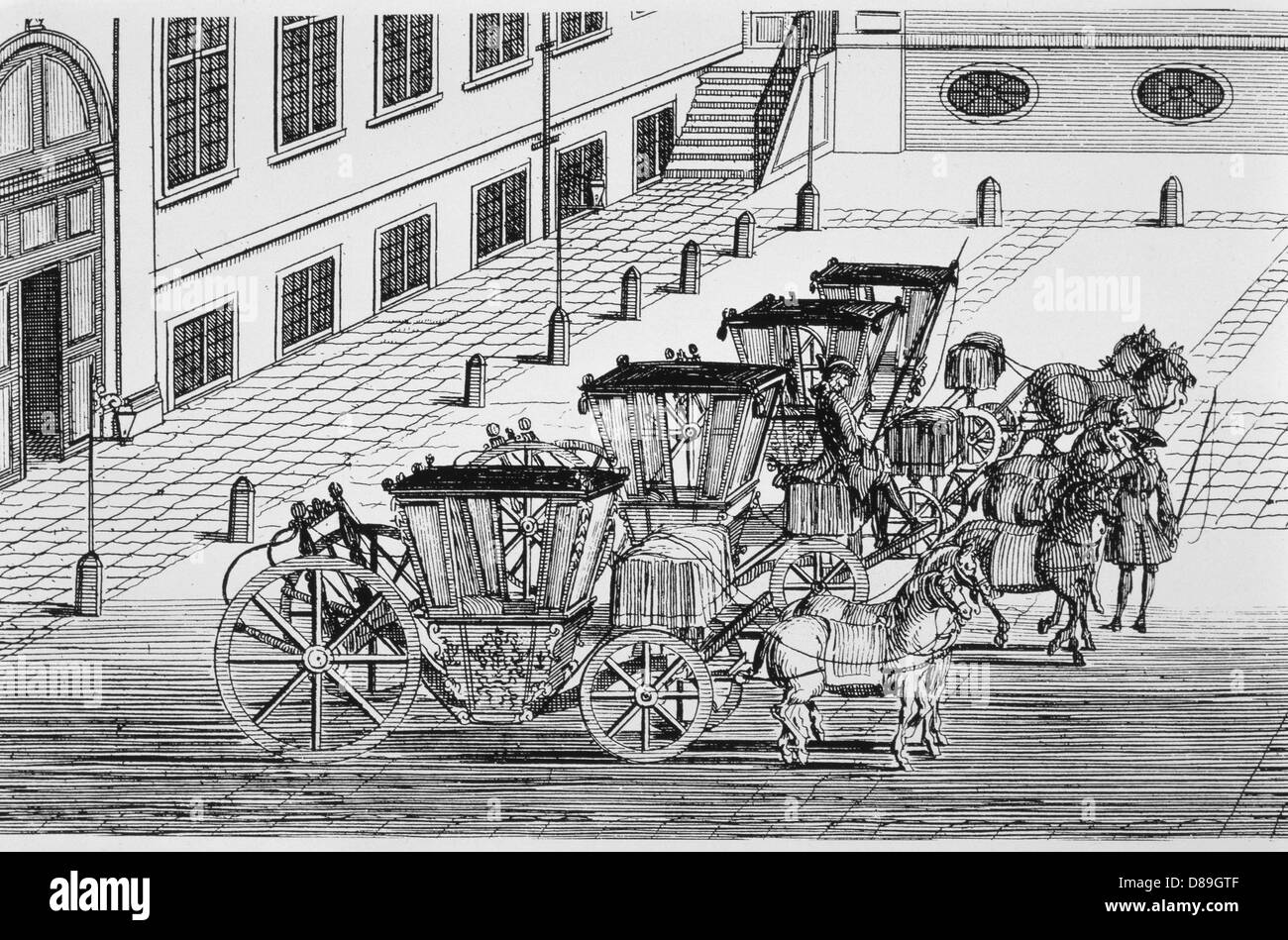 London Carries - circa 18 Foto Stock