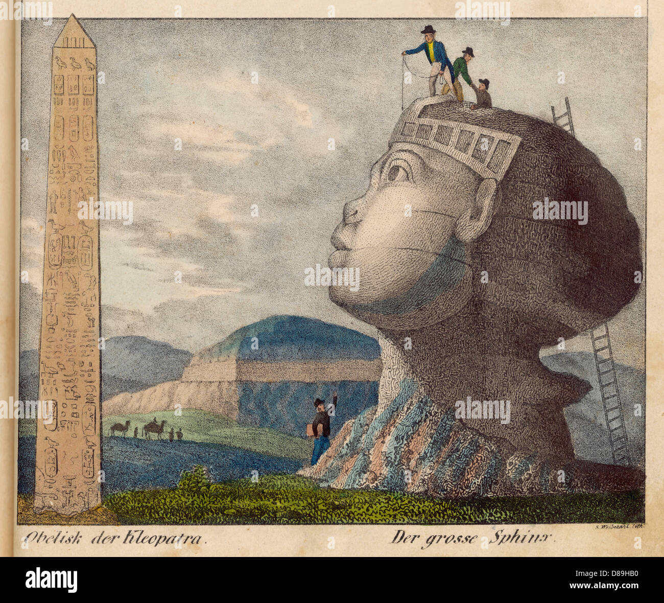 Denon presso Sphinx Foto Stock