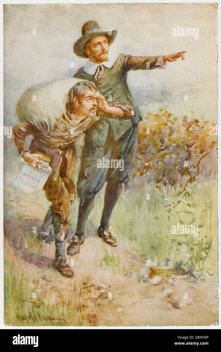 I PROGRESSI DEL PELLEGRINO 1 Foto Stock