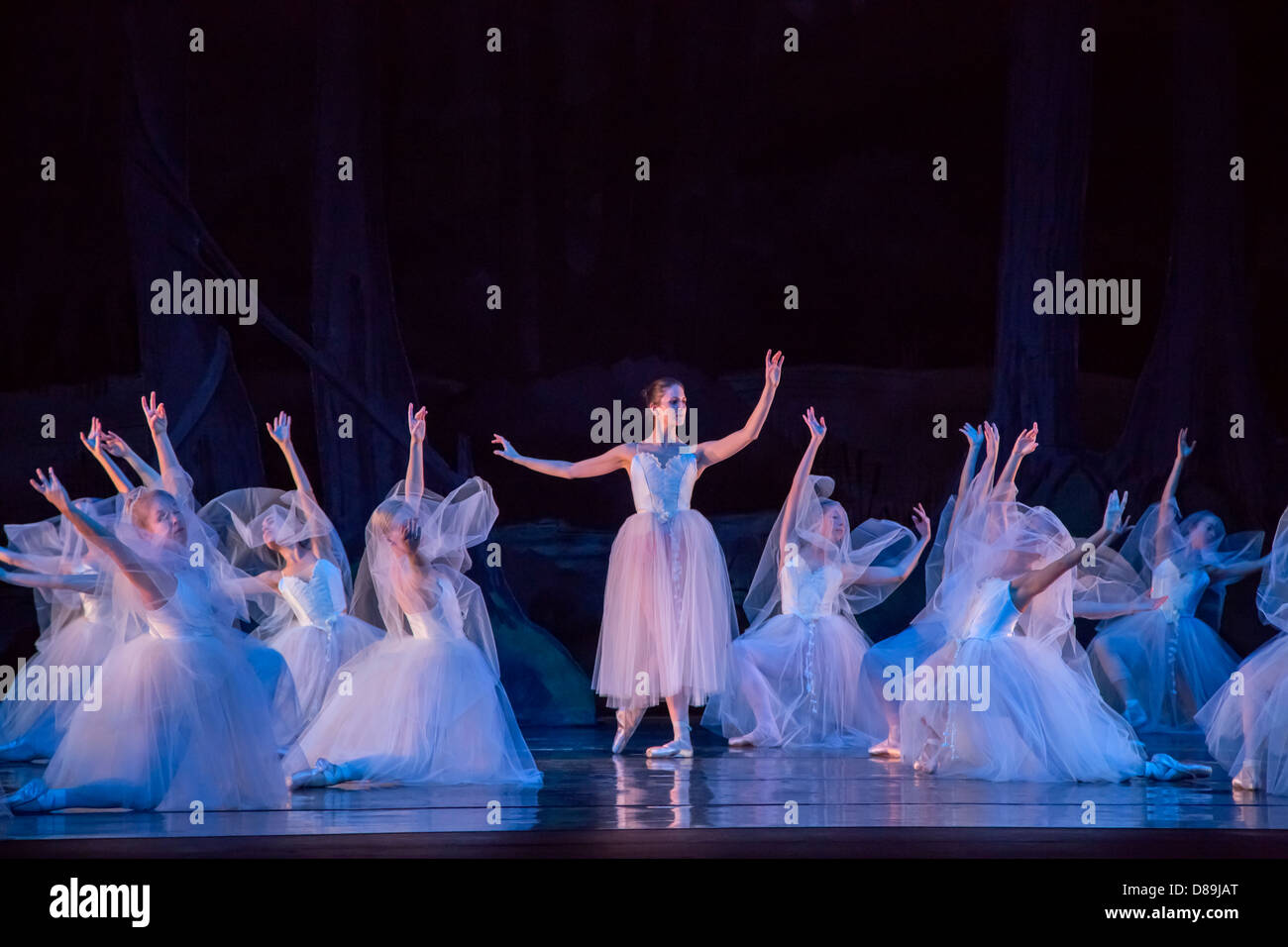 Myrta e le Villi nel Balletto Giselle Foto Stock