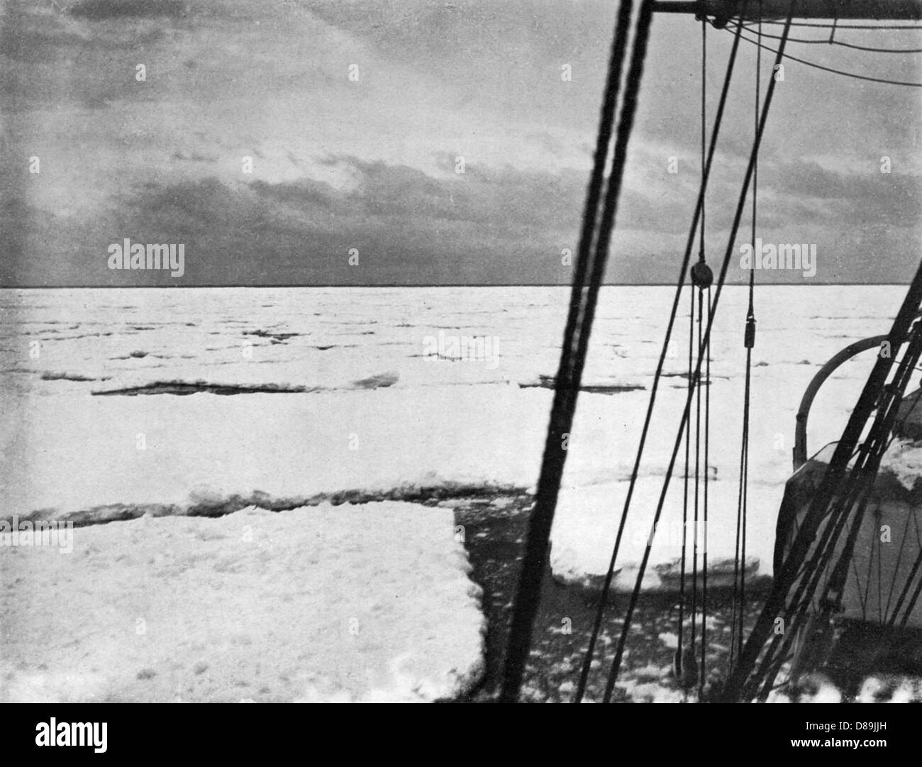 GHIACCIO GALLEGGIANTI ANTARTICO Foto Stock