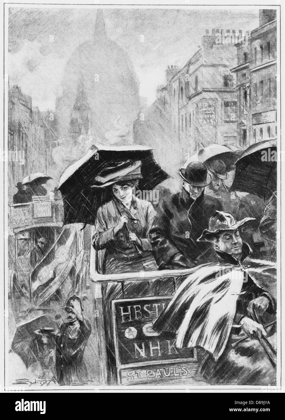 HORSE BUS LONDRA Foto Stock