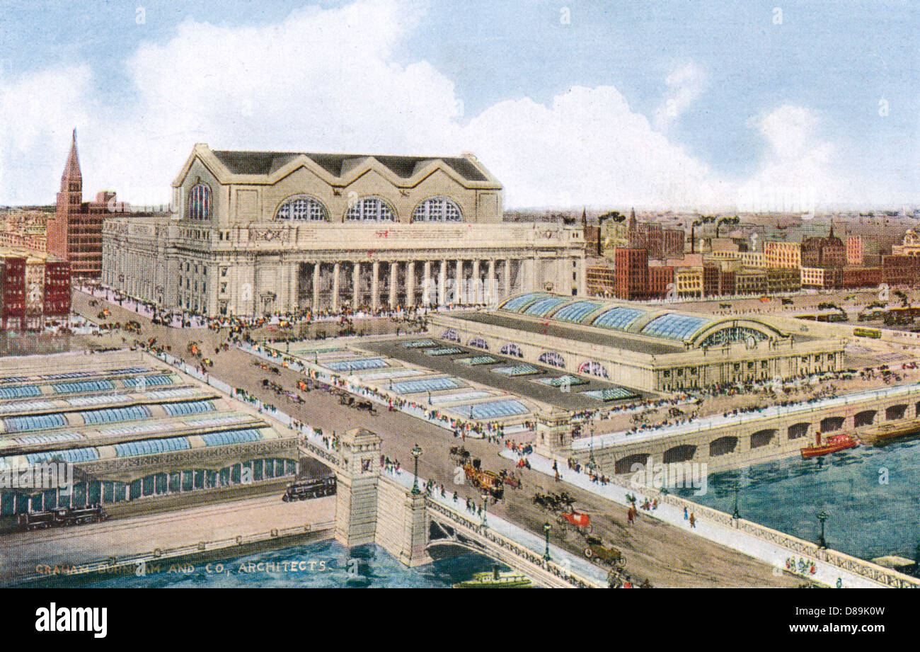 STAZIONE UNION DI CHICAGO Foto Stock