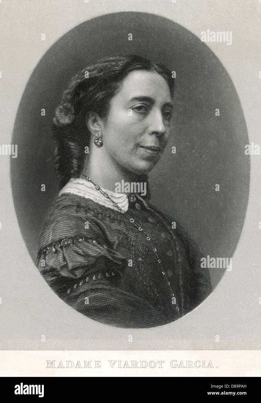 Pauline Viardot-Garcia Foto Stock