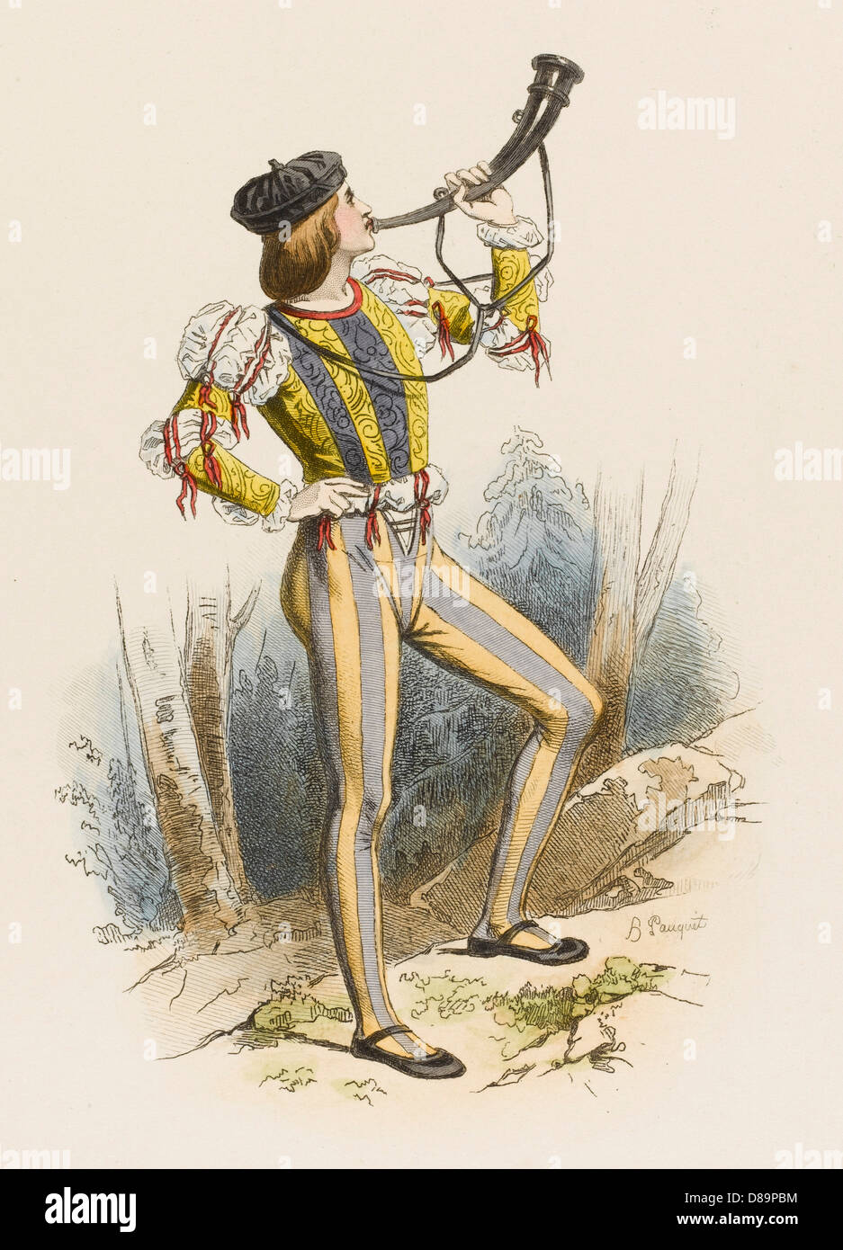 PAGINA FRANCESE Foto Stock