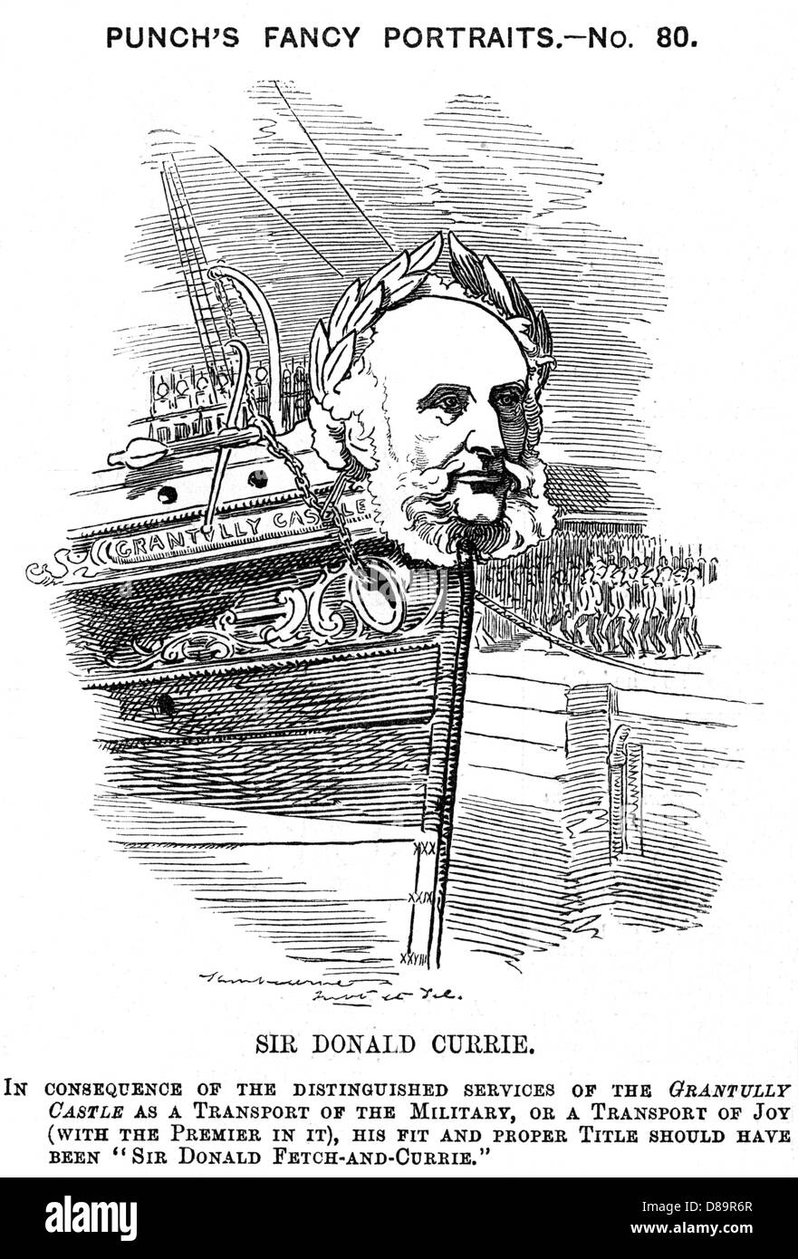 SIR DONALD CURRIE Foto Stock