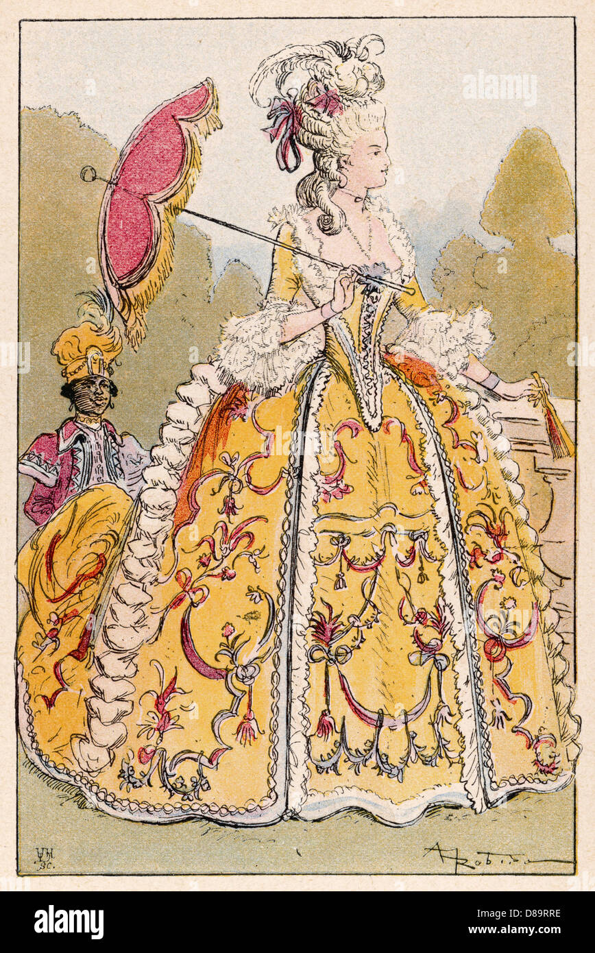 1770s Parasol - Robida Foto Stock