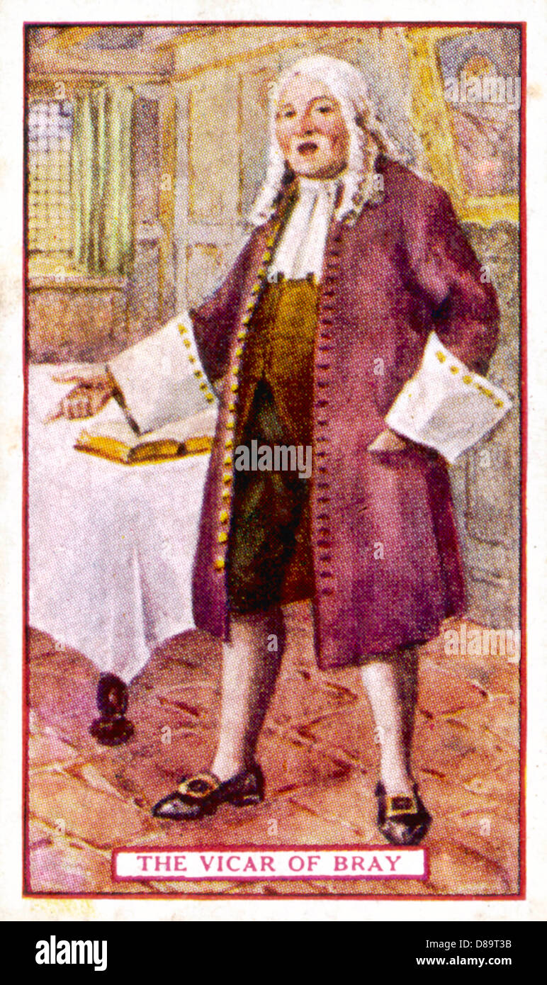 VICARIO DI BRAY 1734 Foto Stock