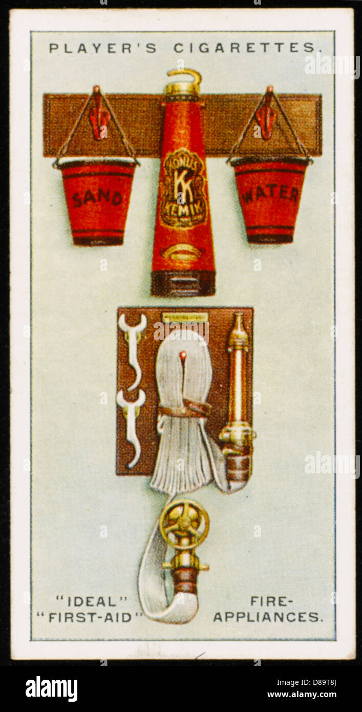 ATTREZZATURE ANTINCENDIO Foto Stock