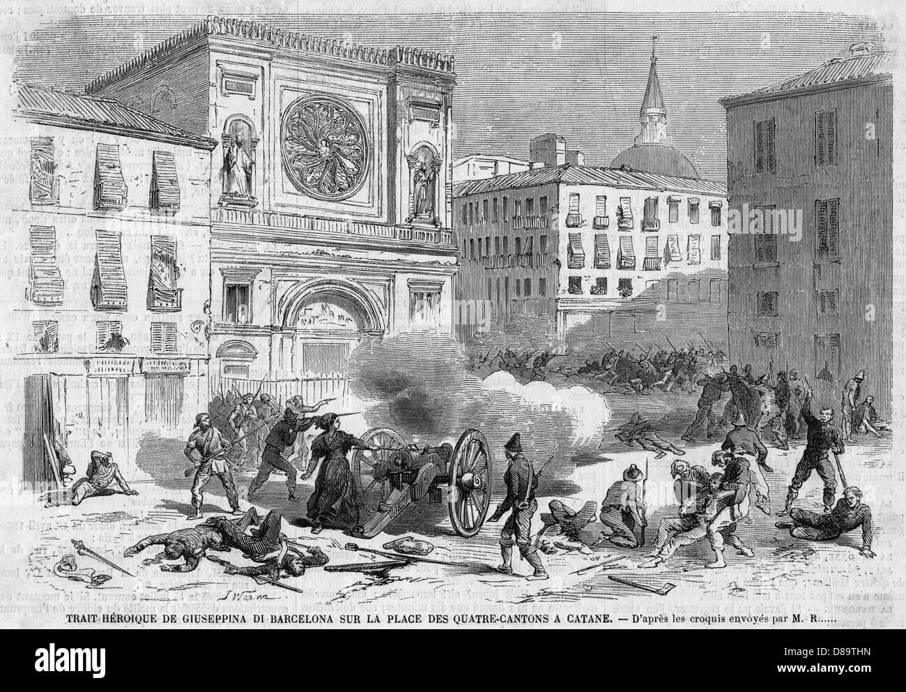 PISTOLA DA UOMO GIUSEPPINA Foto Stock