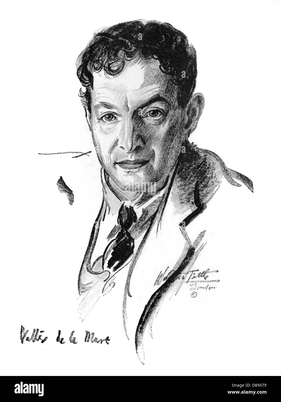 WALTER DE LA MARE - 2 Foto Stock