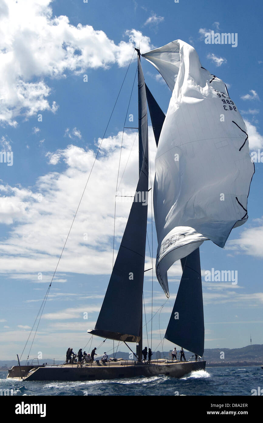 Barcellona, Spagna. Il 22 maggio 2013. Giorno uno a 40 Trofeo de vela Conde Godo del Real Club Nautico de Barcelona. Foto Stock