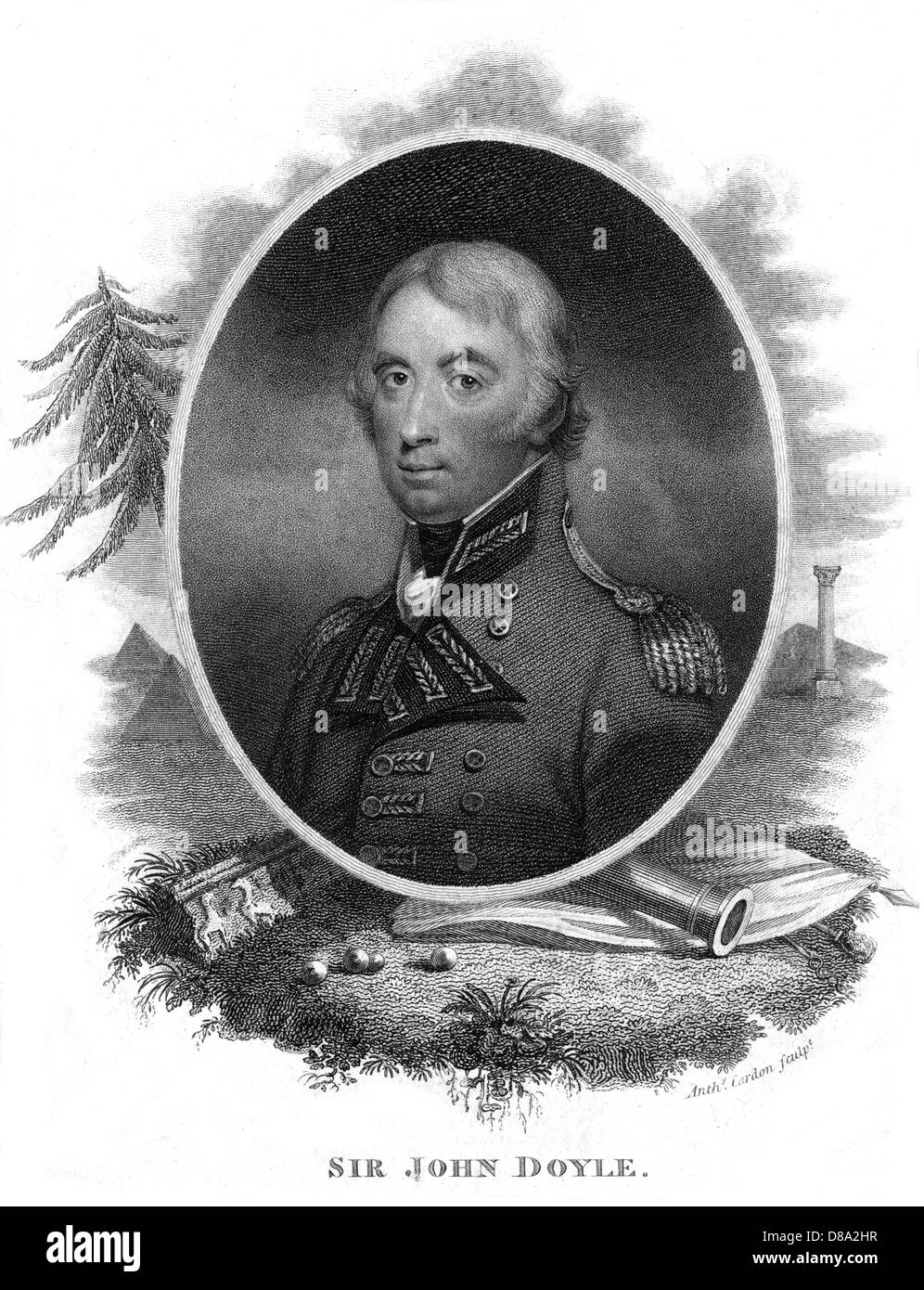 SIR JOHN DOYLE Foto Stock