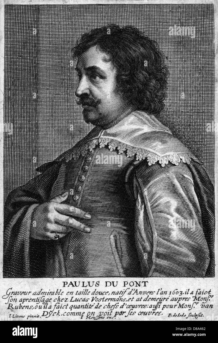 Paulus Du Pont, dopo Van Dyck Foto Stock