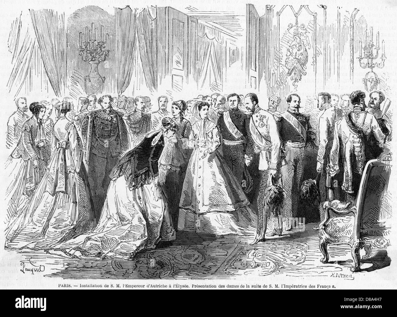 VISITE DELL'IMPERATORE - 1 Foto Stock