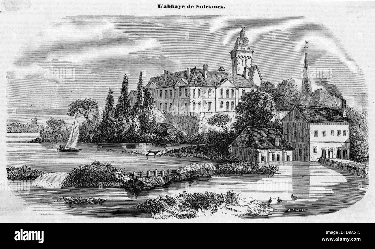 Abbazia di san pierre de solesmes immagini e fotografie stock ad alta