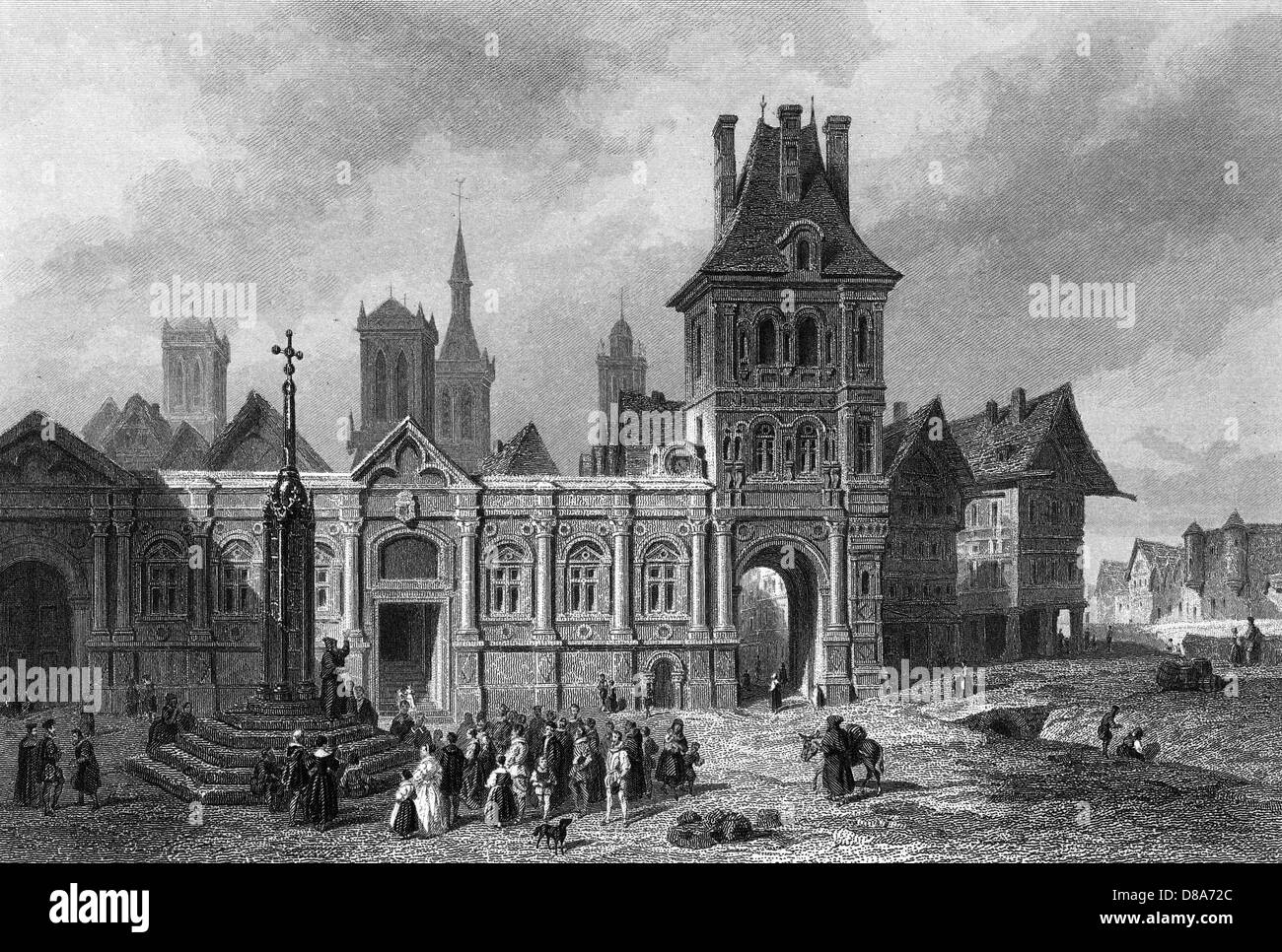 Paris Hotel de Ville Foto Stock