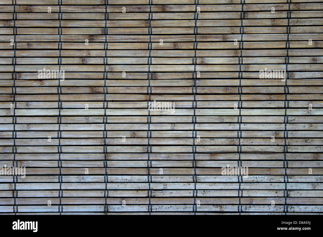 Bambù di copertura a parete Foto Stock