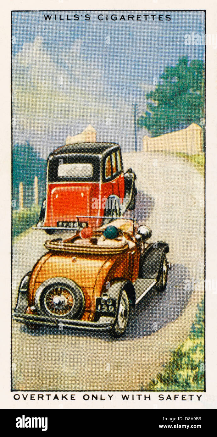 Sorpasso in sicurezza Foto Stock