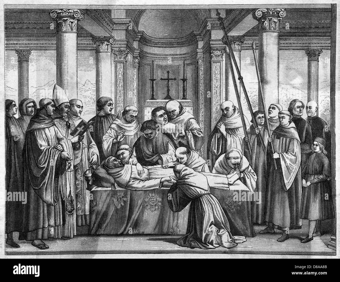 Morte san francesco assisi immagini e fotografie stock ad alta