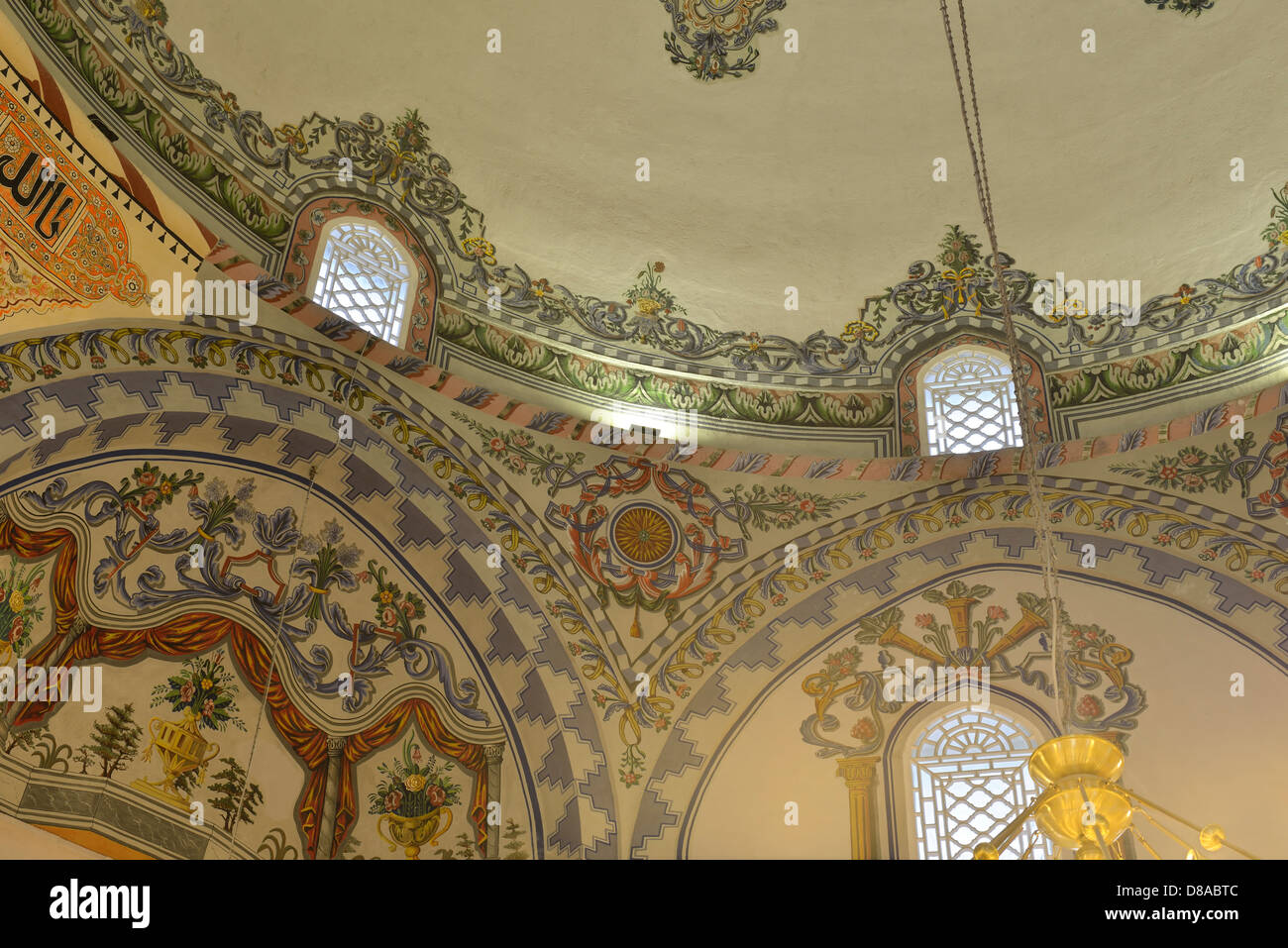 Interno di Sinan Pasha moschea, Prizren, Kosovo Foto Stock