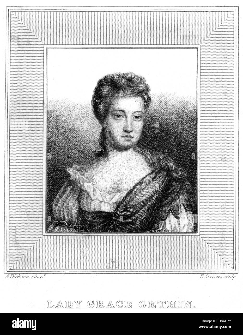 SIGNORA GRAZIA GETHIN Foto Stock