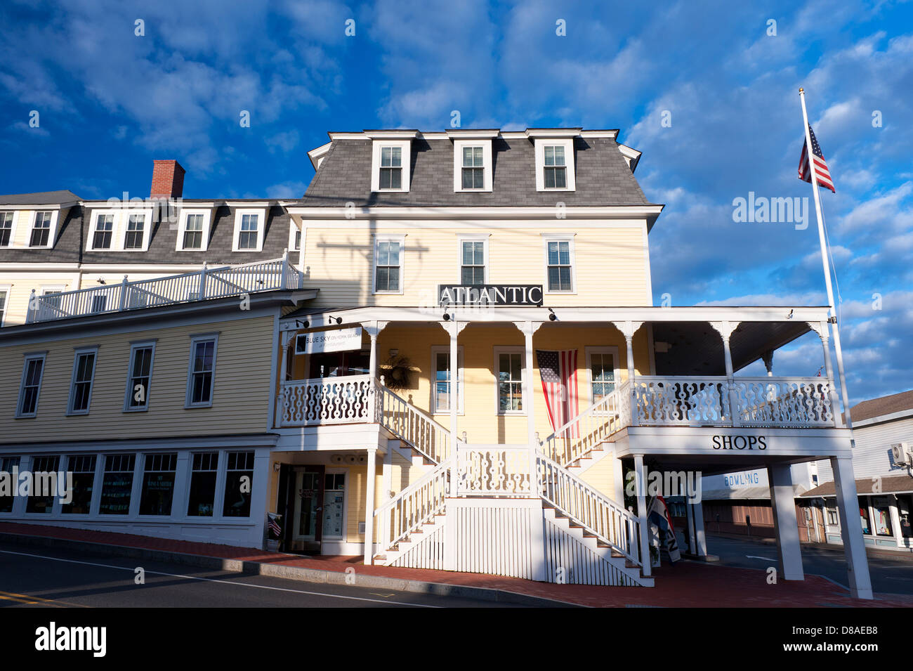 Atlantic House Hotel, York Beach, Maine, Stati Uniti d'America. Foto Stock