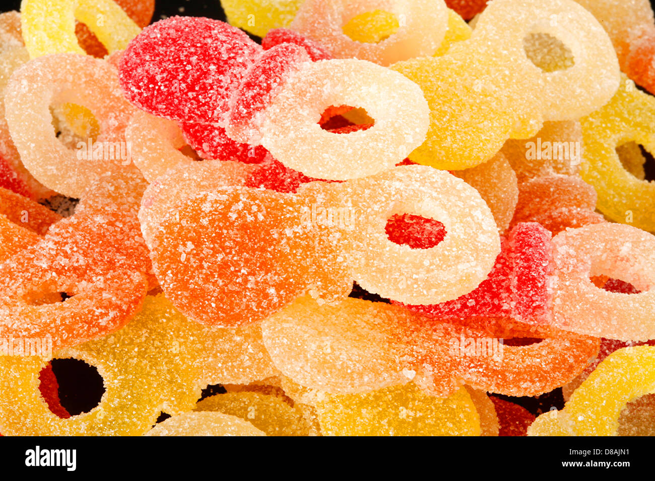 Dolce colorati misti jelly caramelle Foto Stock