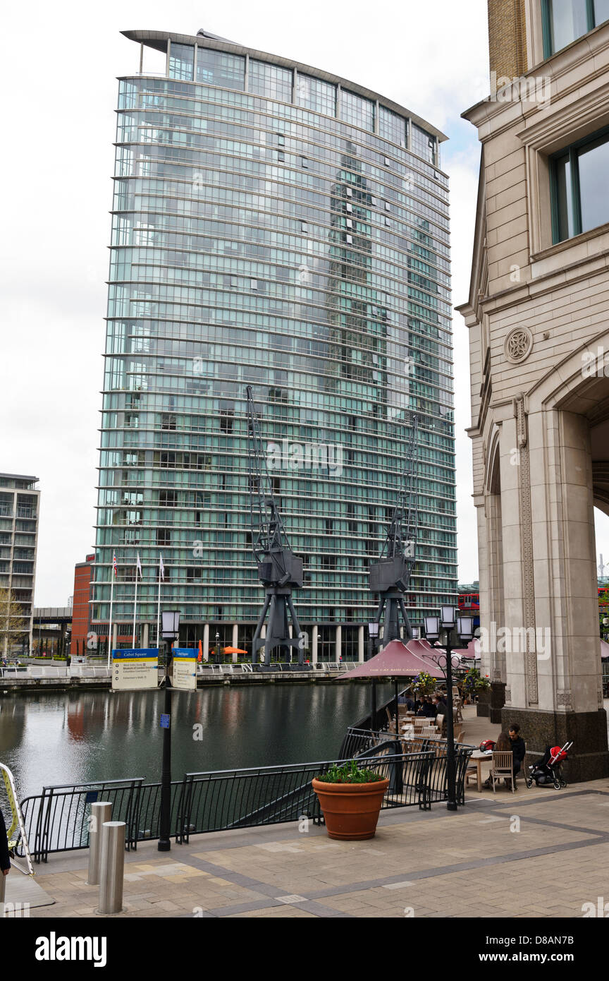 London Marriott Hotel a Canary Wharf a Londra, Inghilterra, Regno Unito. Foto Stock London Marriott Hotel a Canary Wharf a Londra, Inghilterra, Regno Unito. Foto Stock