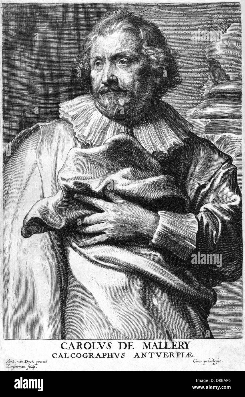 Karel van Mallery, dopo Van Dyck Foto Stock