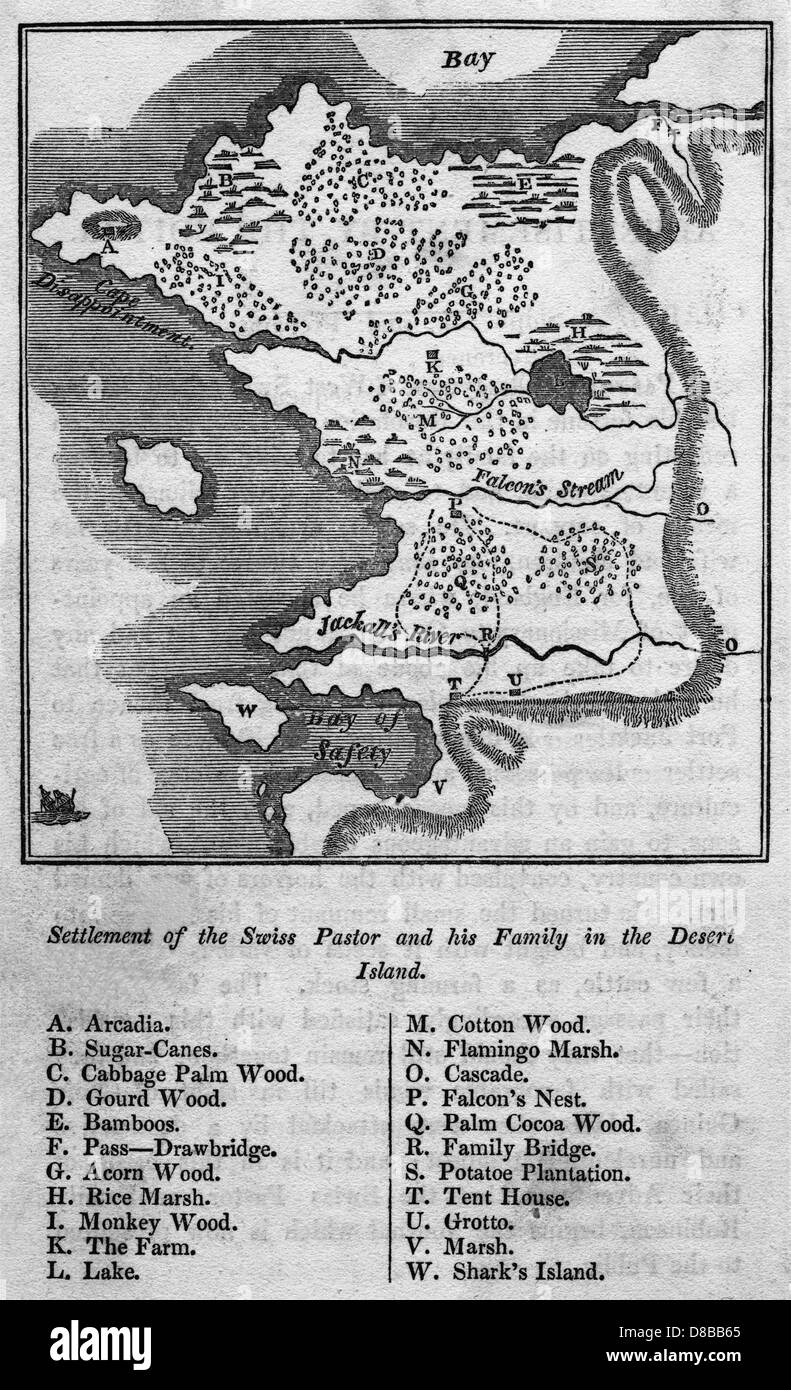 Famiglia svizzera Robinson Foto Stock