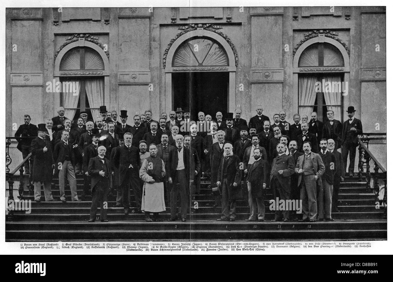 CONFERENZA DI PACE 1899 Foto Stock