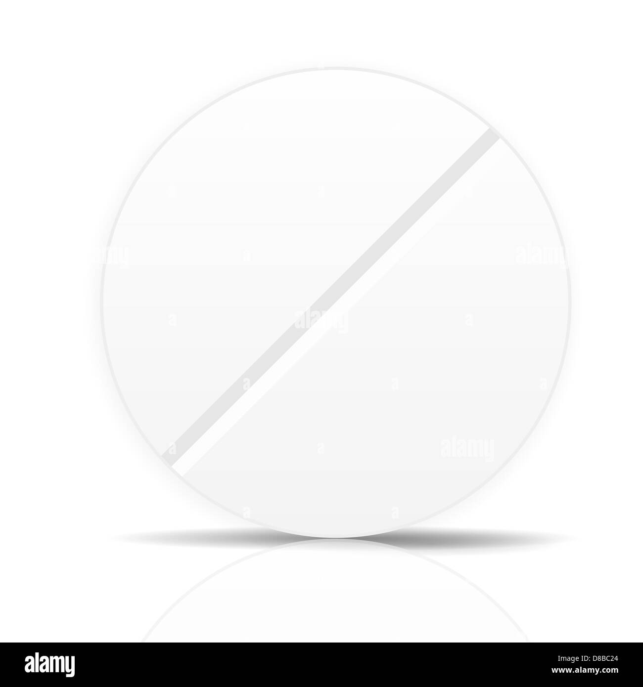 Pillole a base di erbe sfondo ambiente illustrazione vettoriale Foto Stock